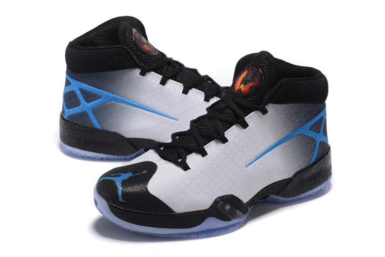 2016 Air Jordan 30 Black Grey Blue Orange - Click Image to Close